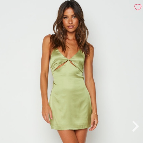 Sylvester Mini Dress Green - Picture 2 of 3